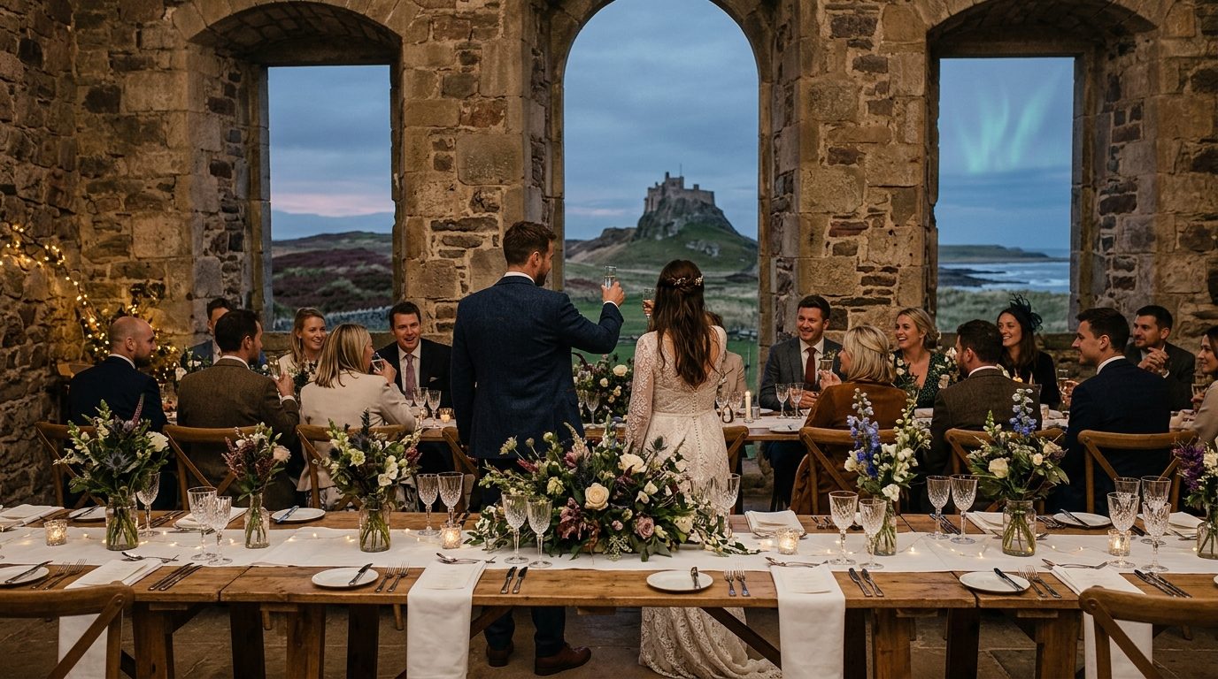 The Northern Lights question for Northumberland Wedding Venues: 10 Best for 2026