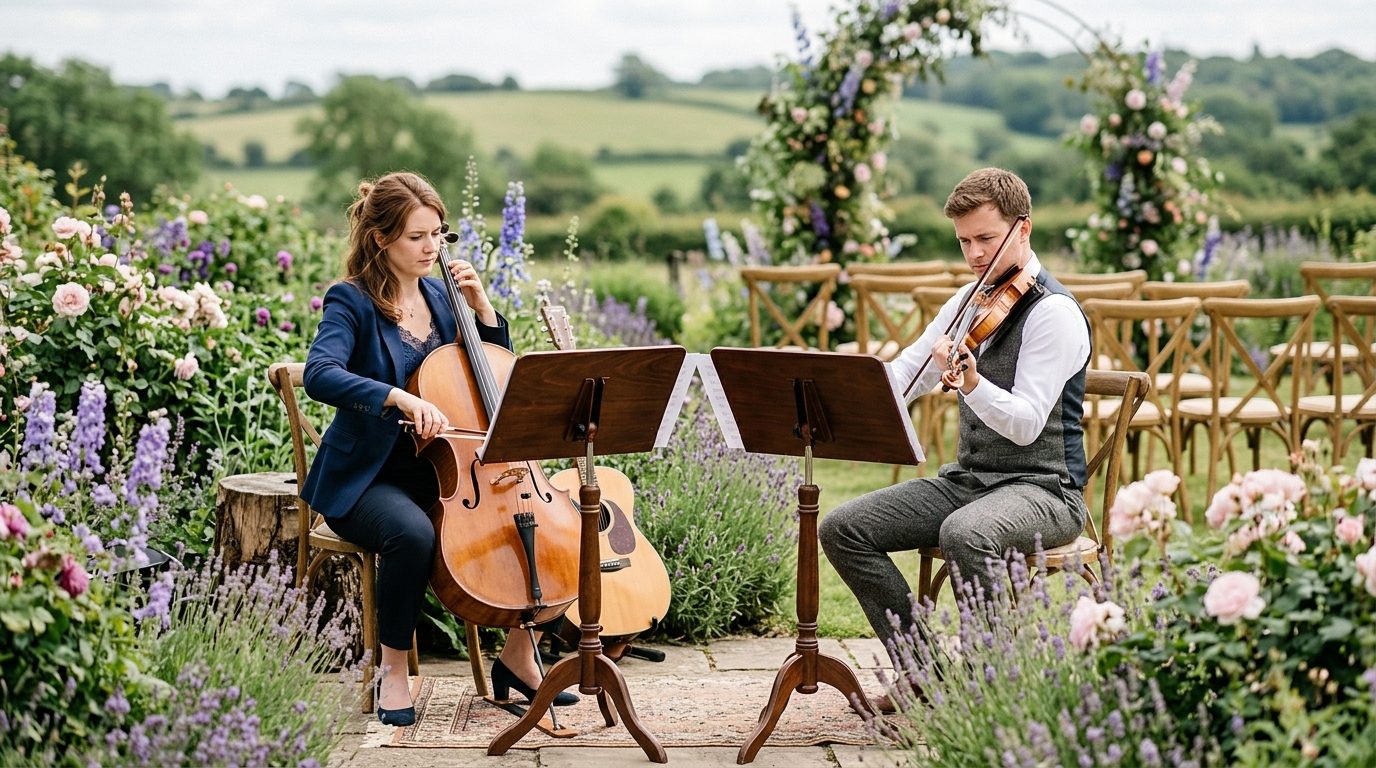 Live music options for outdoor ceremonies for Outdoor Wedding Ceremony Music UK: 25 Songs