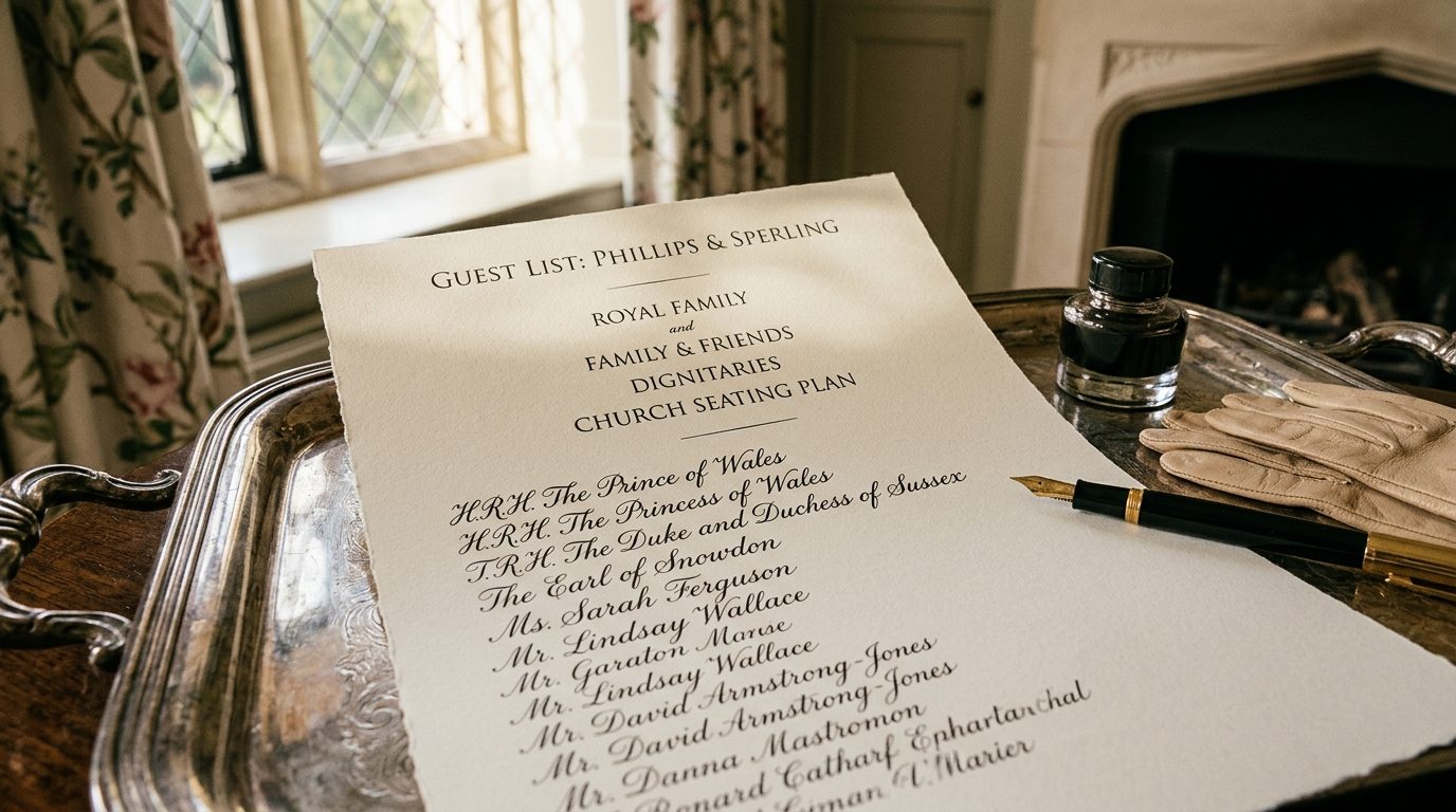 Who's expected to attend for Peter Phillips & Harriet Sperling Wedding: 2026 Guide