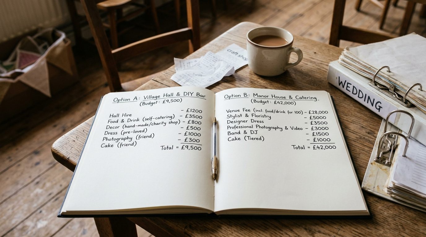 What the mid-market still looks like for UK Wedding Market 2026: Sub-£10k and £40k+ Both Growing