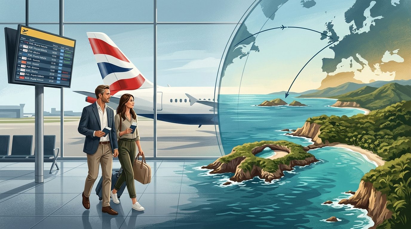Getting there from the UK for Punta Mita Weddings: The UK Couple's Complete Guide