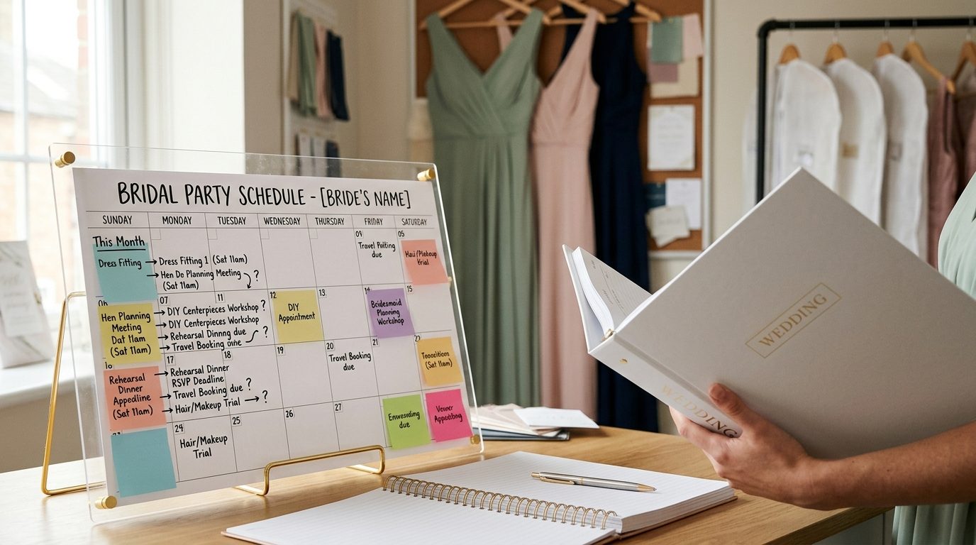 Question 2: How much of my time will this take? for 8 Questions to Ask Before You Agree to Be a Bridesmaid