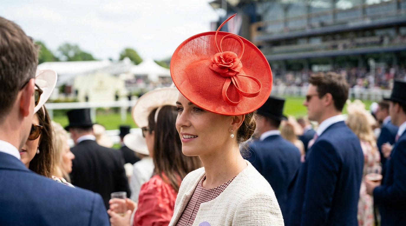 Hats and fascinators: the 2026 headpiece rules for Royal Ascot 2026: Wedding Guest Outfit Guide
