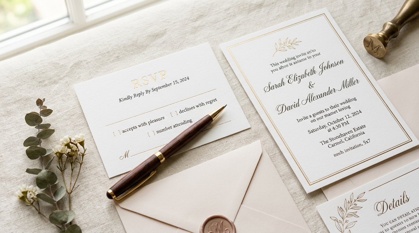 RSVP Wording: How to Word Wedding RSVPs