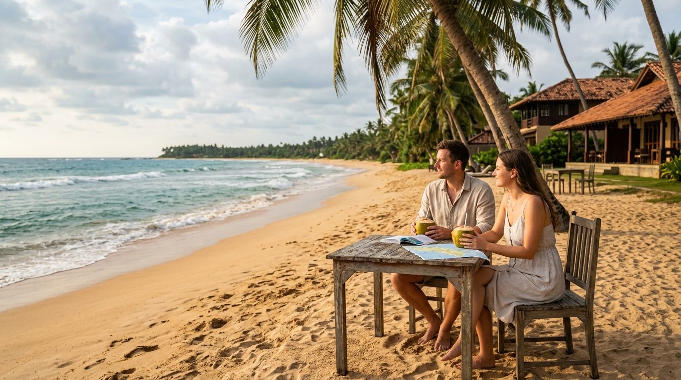 South coast beaches: the best options for honeymooners for Sri Lanka Honeymoon UK Guide 2026: Costs & Best Resorts