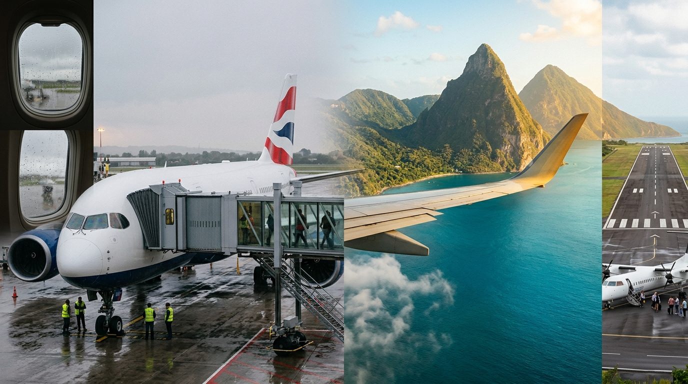 Flights from the UK for St Lucia Honeymoon UK Guide 2026: Costs & Best Resorts