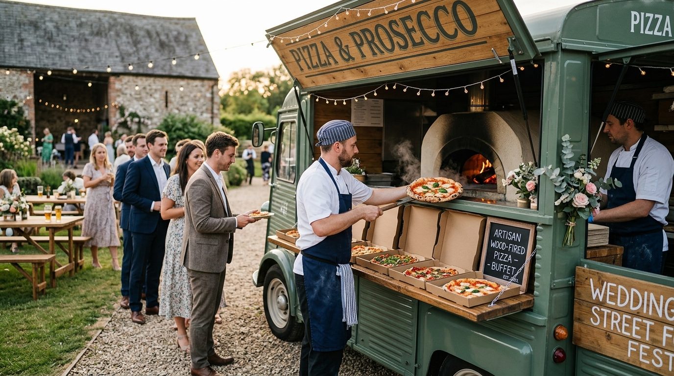 Popular food truck types for Street Food Wedding Catering: UK Guide