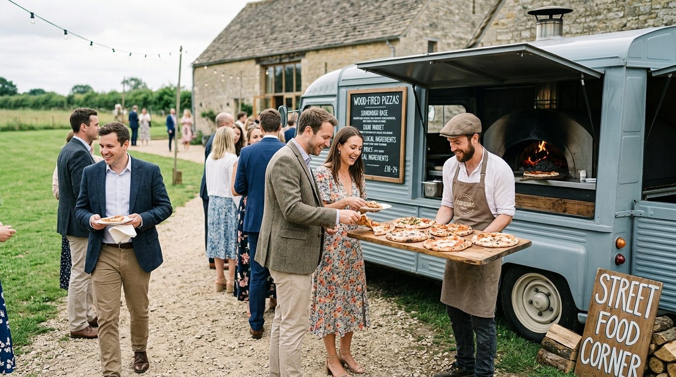Making it work at your wedding for Street Food Wedding Catering: UK Guide