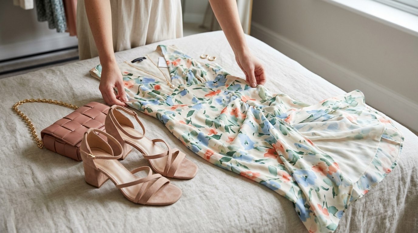 Fabric and fit for the UK summer for Summer Wedding Guest Outfits Under £200 UK 2026