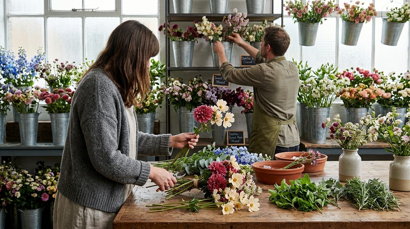 The UK flower calendar month by month for UK Wedding Flowers in Season: Monthly Florist Calendar