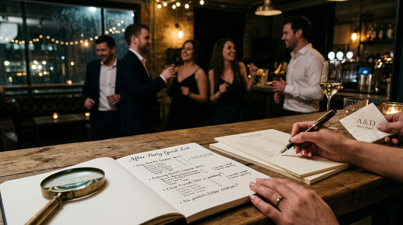 Who to invite: the after-party list for Wedding After-Party UK: Ideas, Costs & How to Plan One