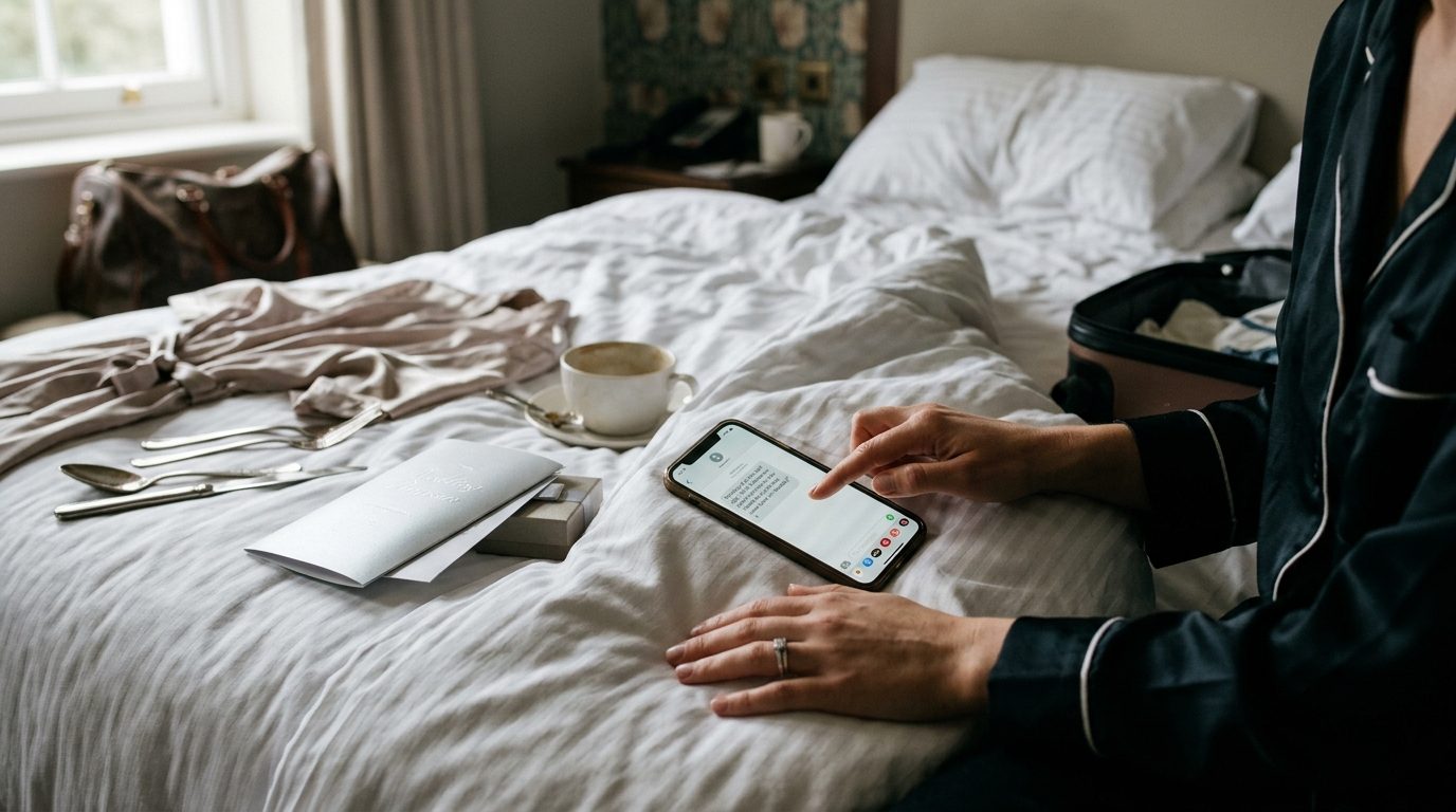 Case 4: the morning-after text for When the Wedding Revealed the Cheating: 8 Stories