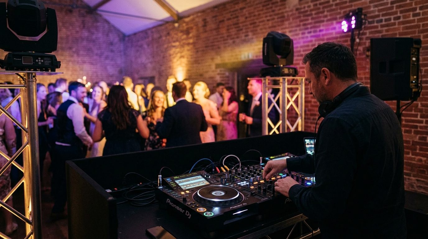 Editorial image for Wedding DJ Cost UK: 2026 Pricing Guide