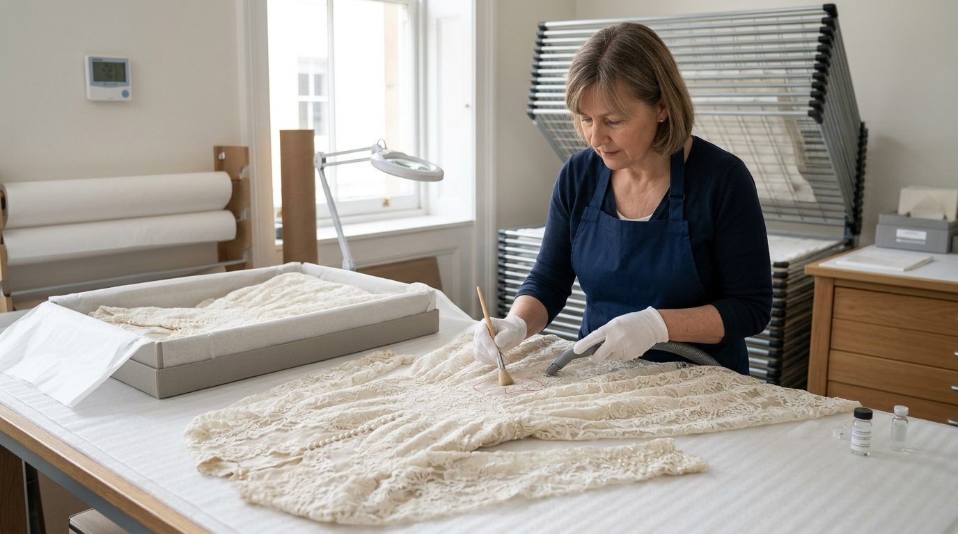 Editorial image for Wedding Dress Cleaning & Preservation UK Guide