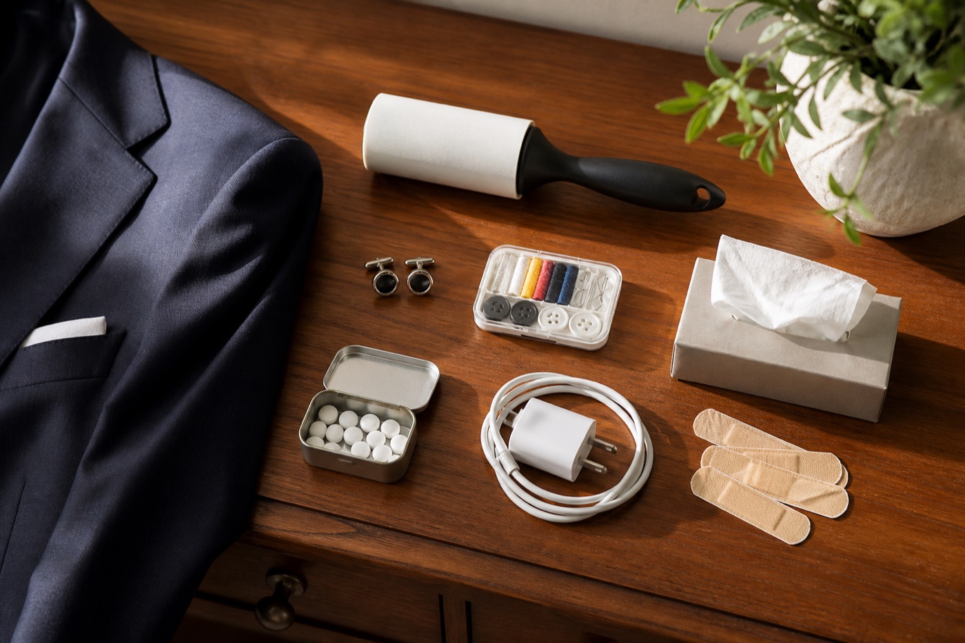 Wedding emergency kit groom