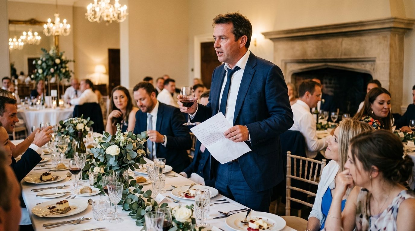 Rule 10: Do not give a speech unless asked for The 12 Wedding Etiquette Rules UK Guests Get Wrong