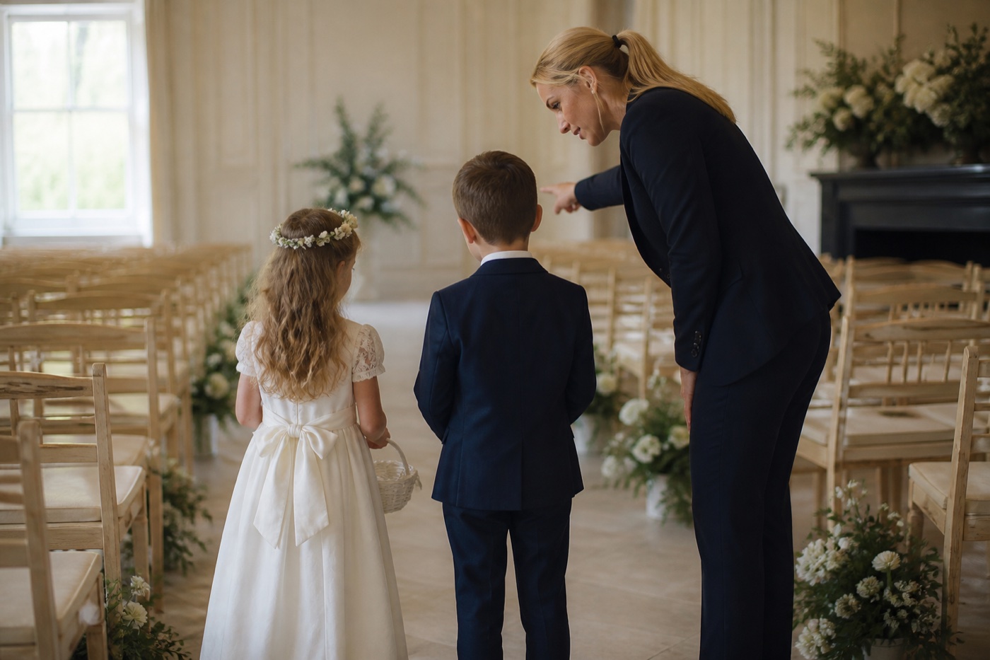 Wedding flower girl page boy coordinator