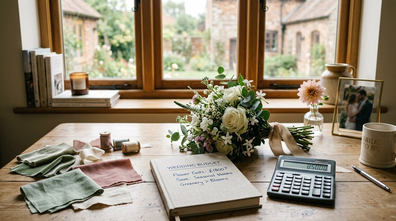 Wedding Flowers Cost UK: 2026 Price Guide — How to save money on wedding flowers, editorial photography for Weddings Hub