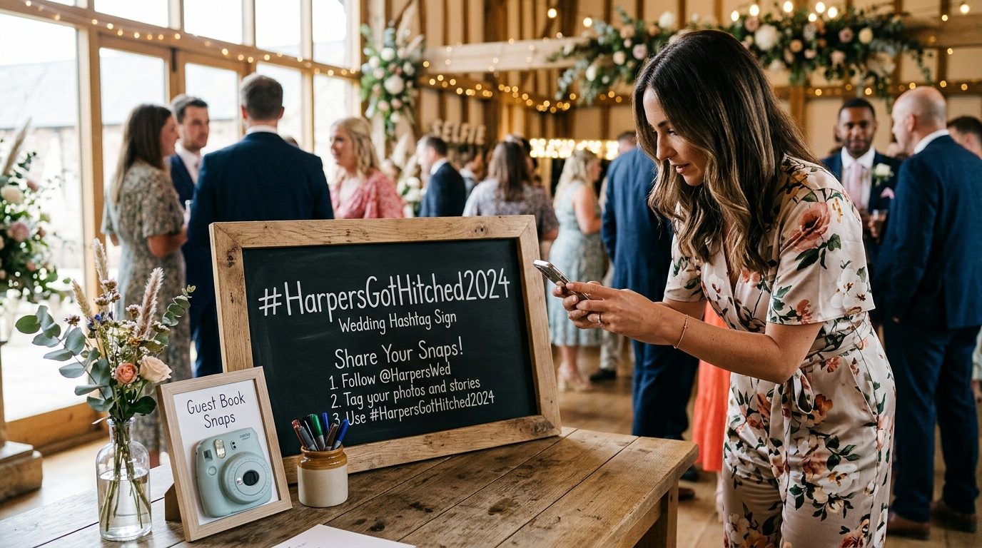 Editorial image for Wedding Hashtags UK: 200 Ideas & How to Create Yours