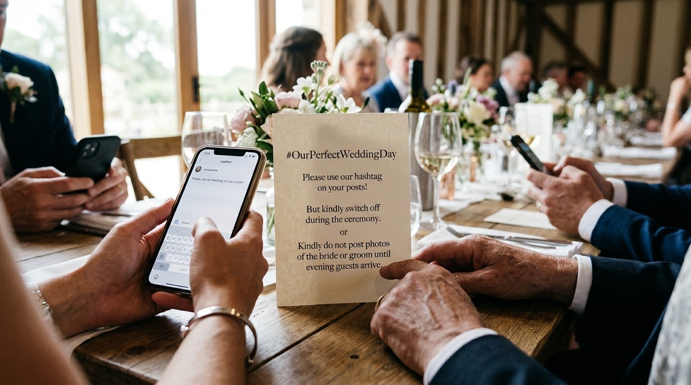 Hashtag etiquette for Wedding Hashtags UK: 200 Ideas & How to Create Yours