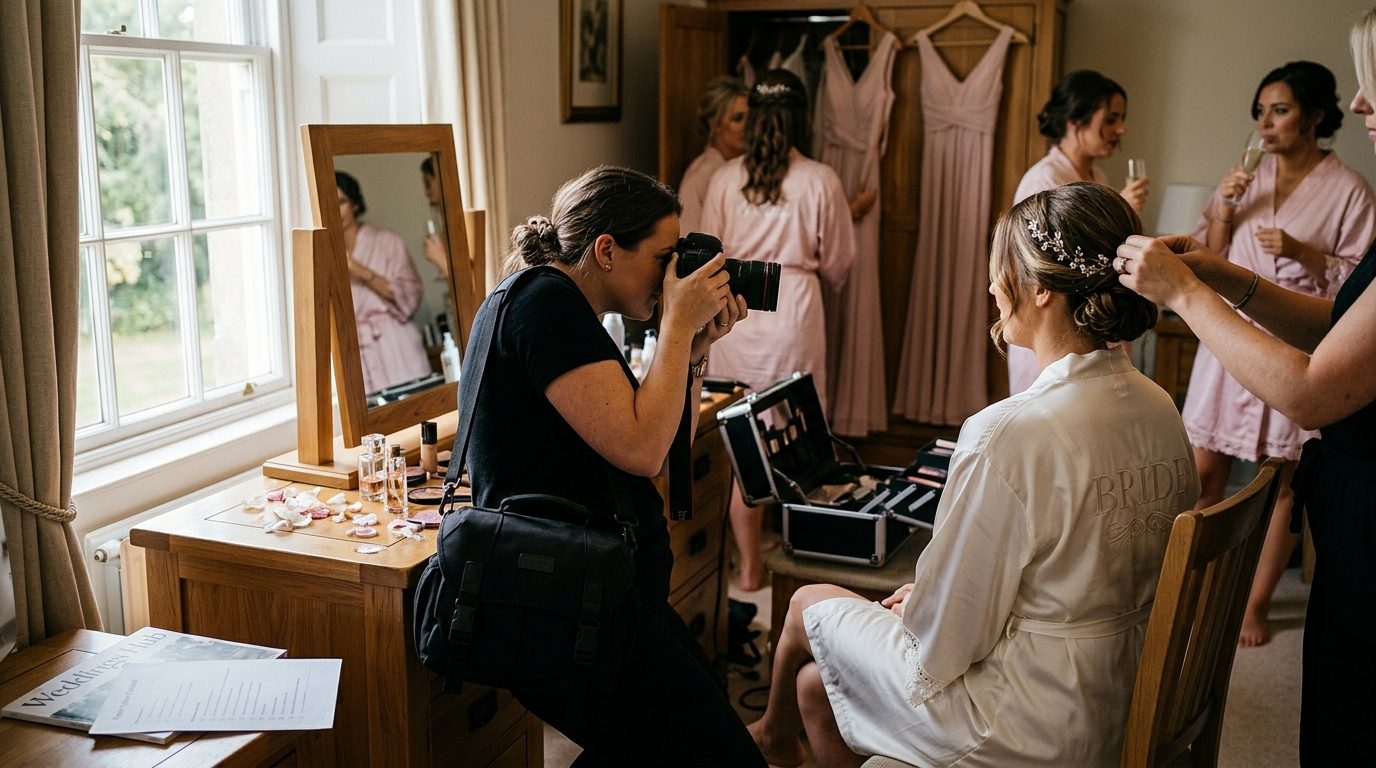 Photography on the wedding morning for Wedding Morning Timeline: A Step-by-Step Bride's Guide