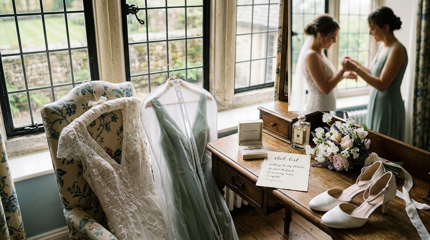 UK wedding photography context for Wedding Photography Shot List: 47 Shots to Brief