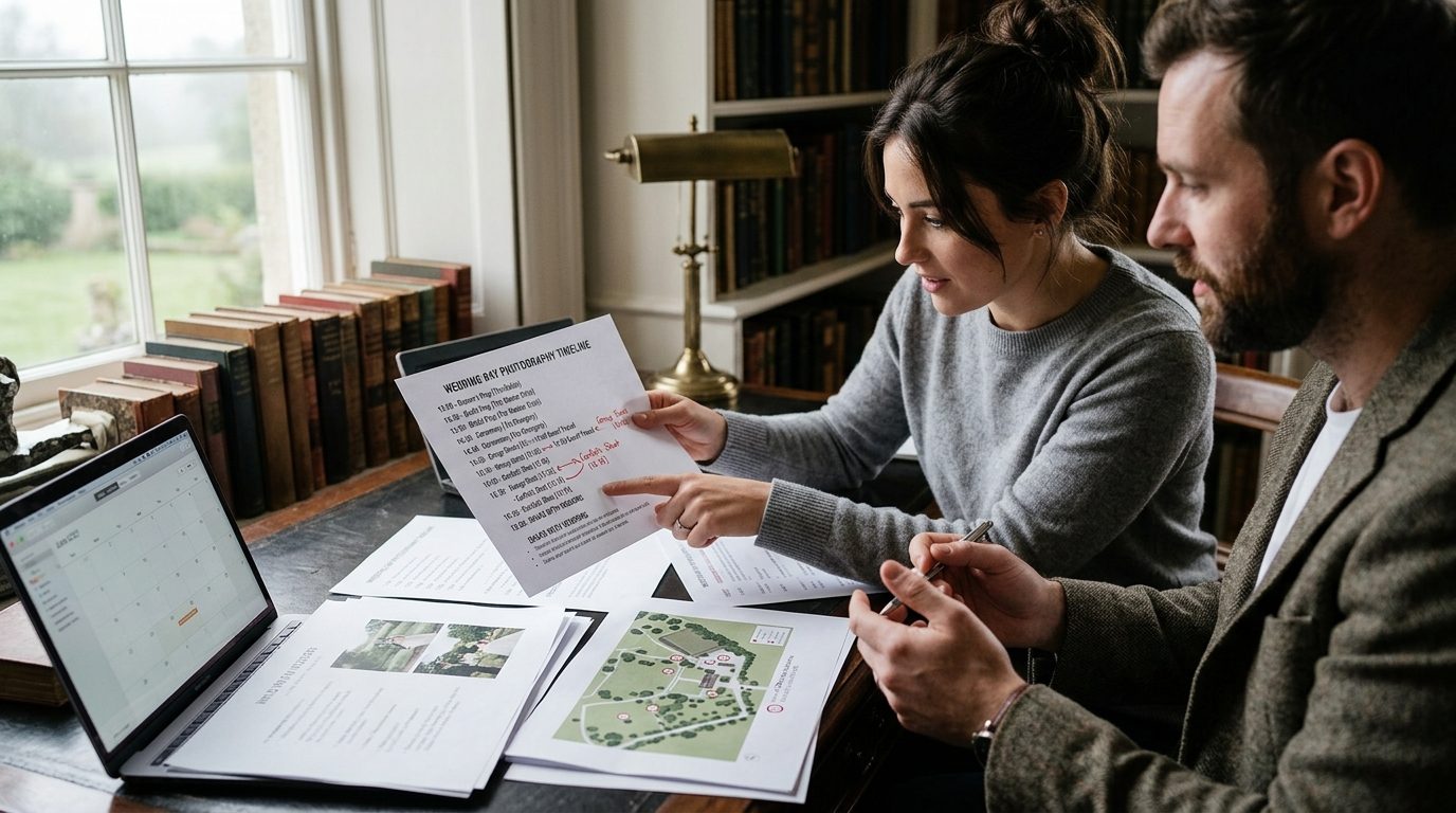 Step 5: Share the timeline for Wedding Photography Timeline UK
