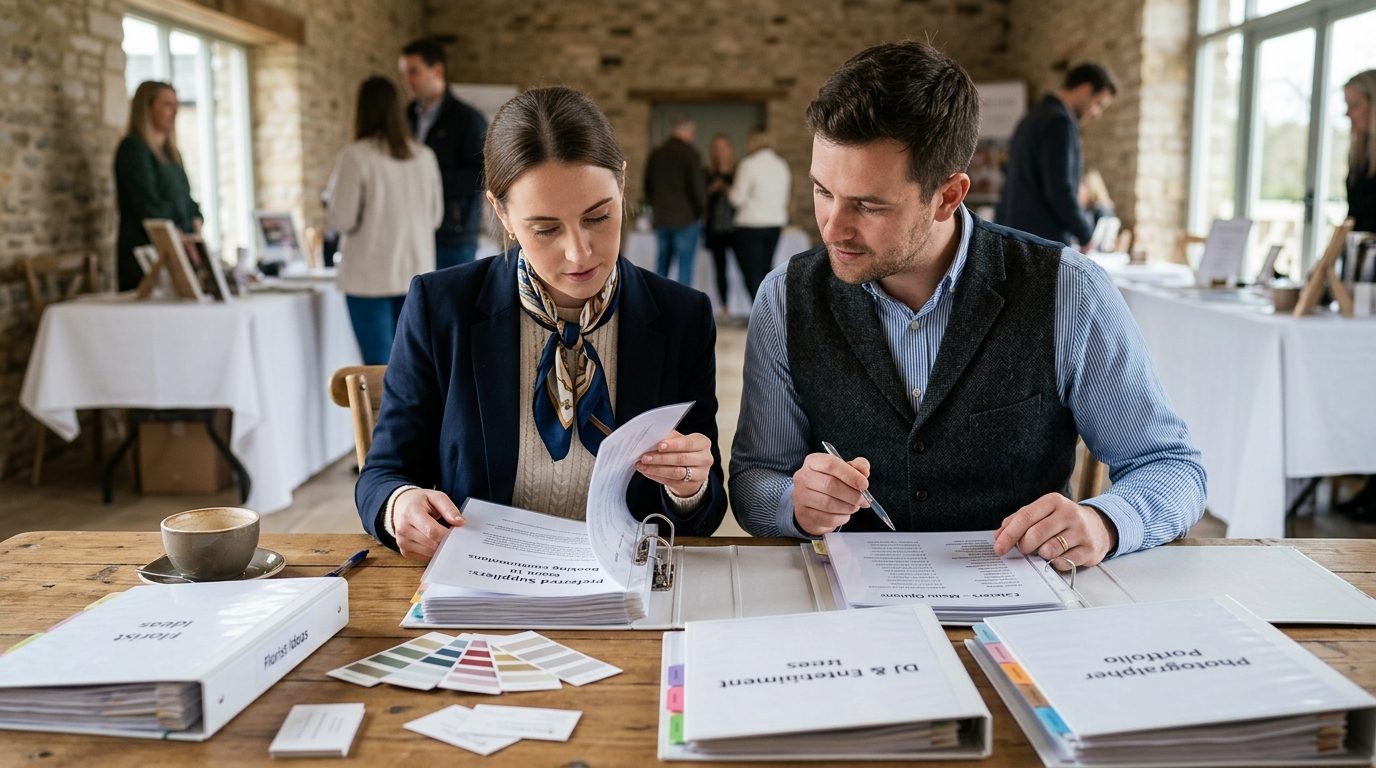 Month 10: Core suppliers for 12-Month Wedding Planning Timeline