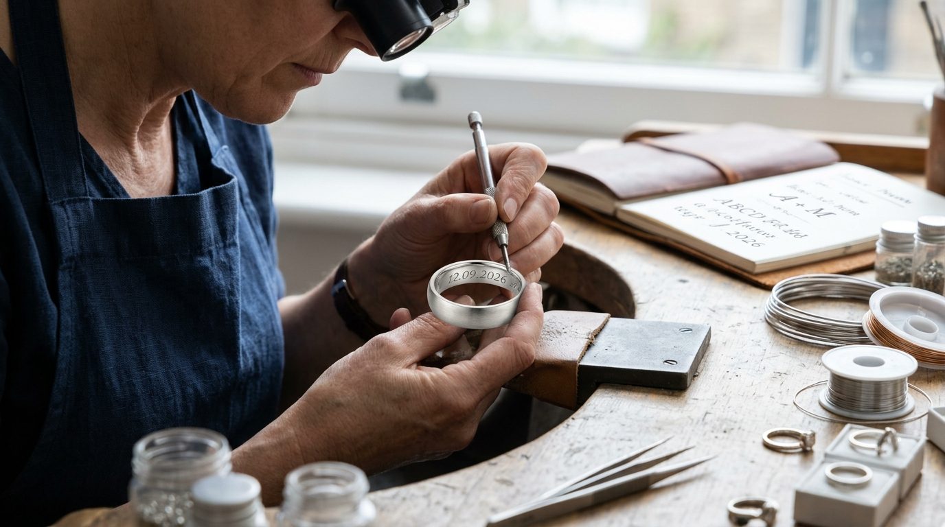 Engraving: the permanent personal touch for Wedding Rings UK 2026: Costs, Metals & Buying Guide