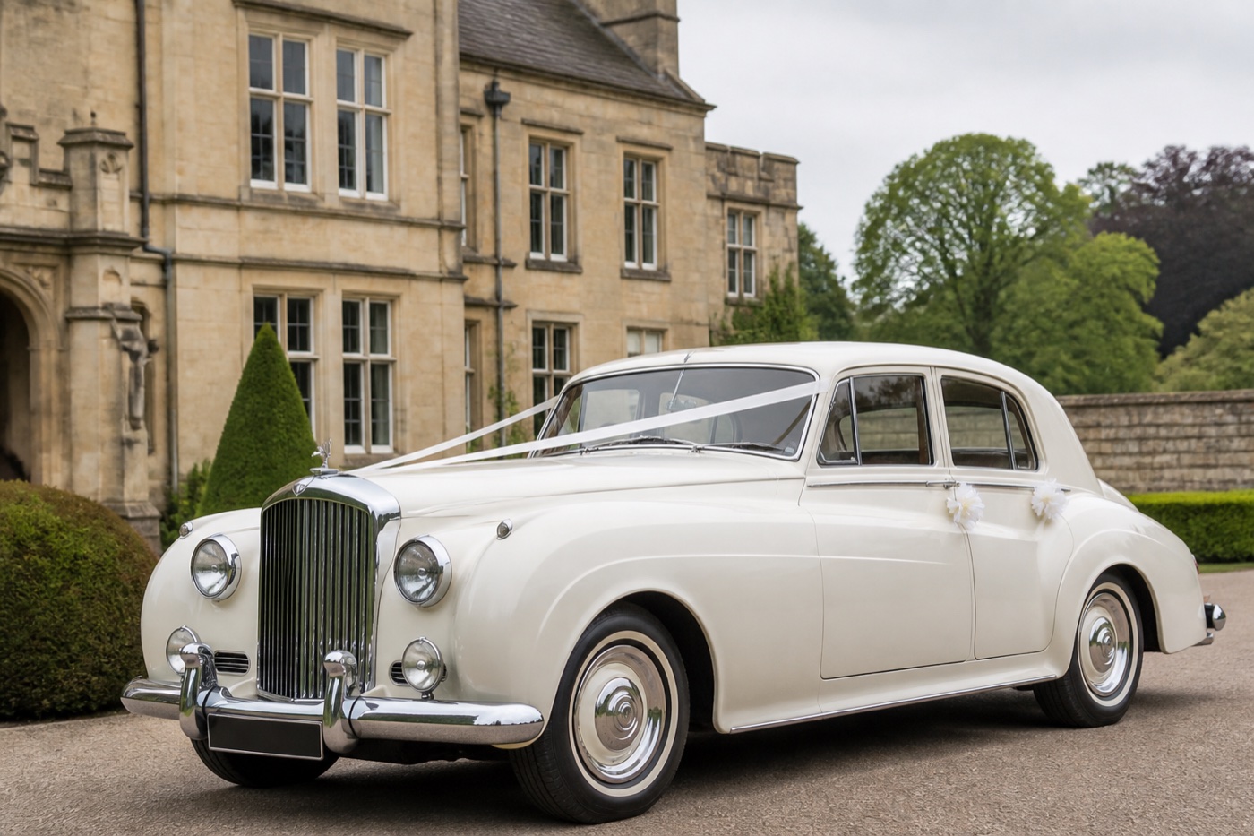 Wedding transport vintage car