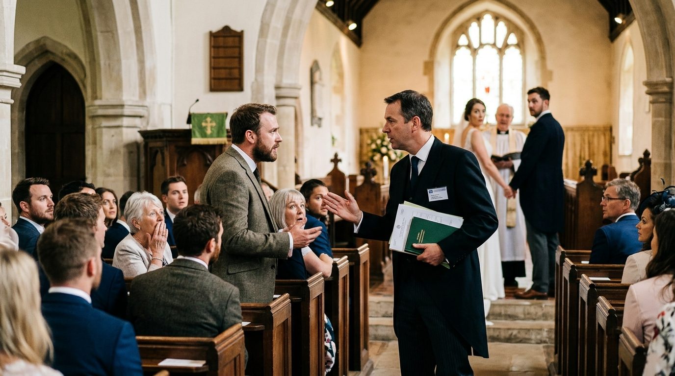 Editorial image for What Happens If Someone Objects at a UK Wedding?
