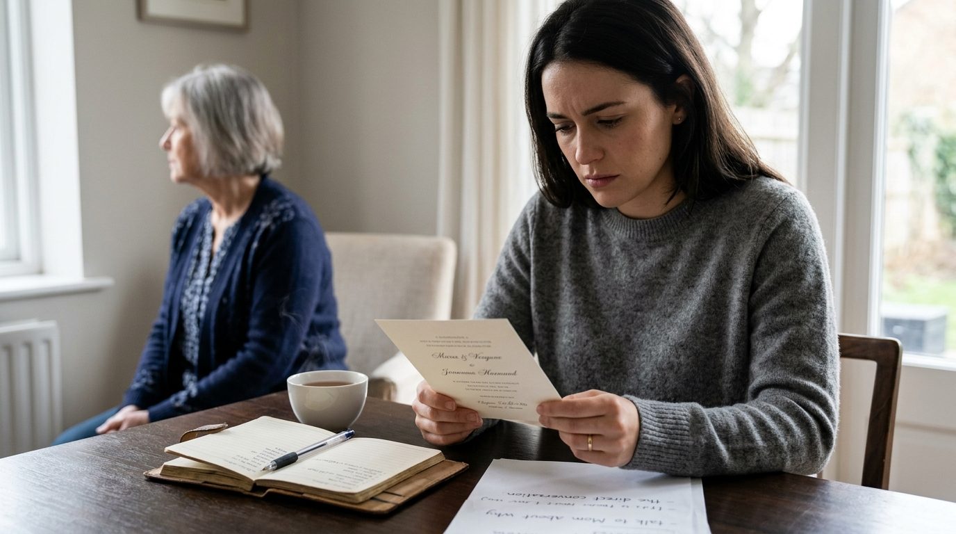 What to say: the direct conversation for What If My Parents Refuse to Come to My Wedding?